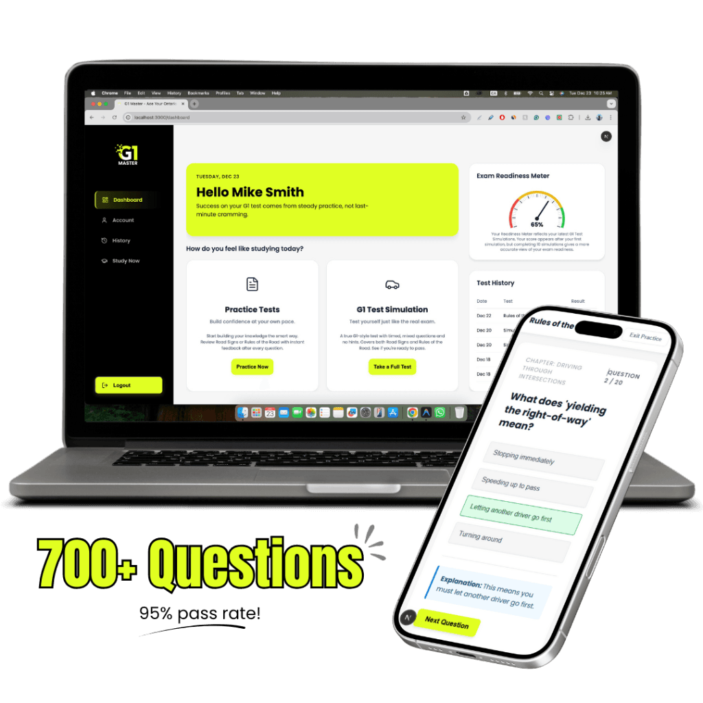 G1 Master App Interface